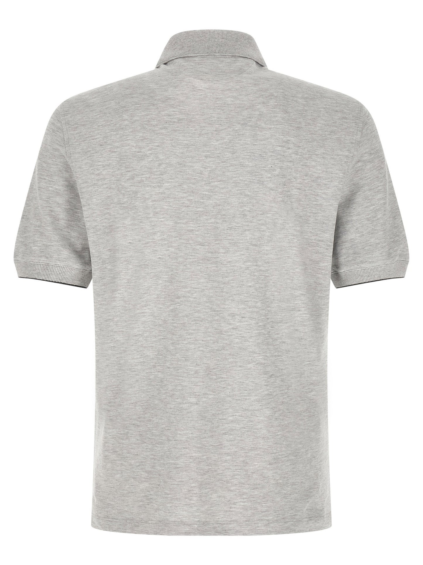 Brunello Cucinelli Logo Piqué Polo Shirt