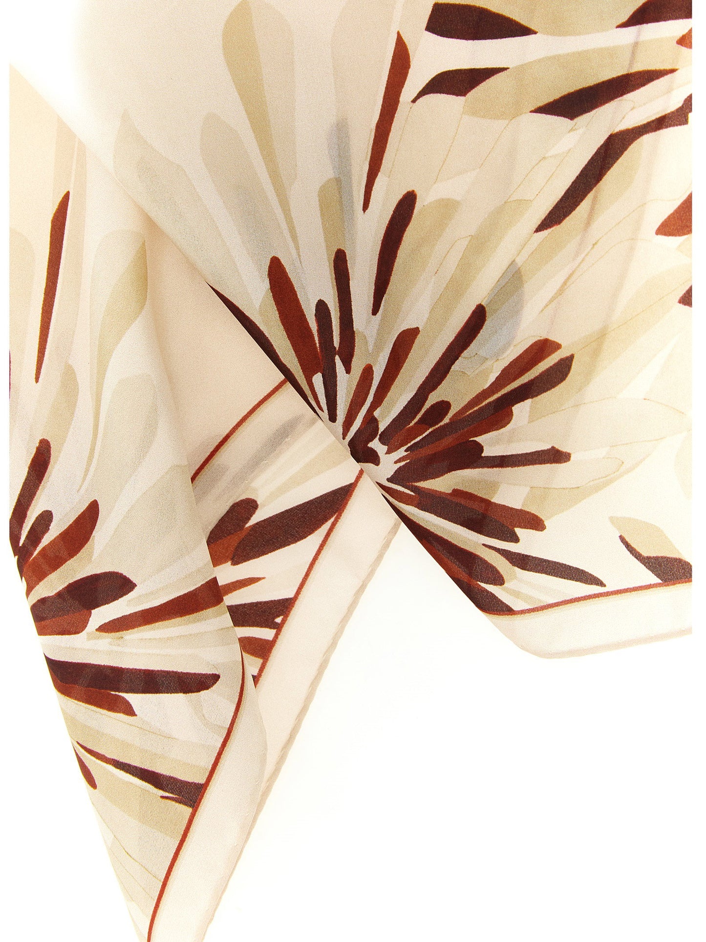 Brunello Cucinelli Bloom Print Scarf