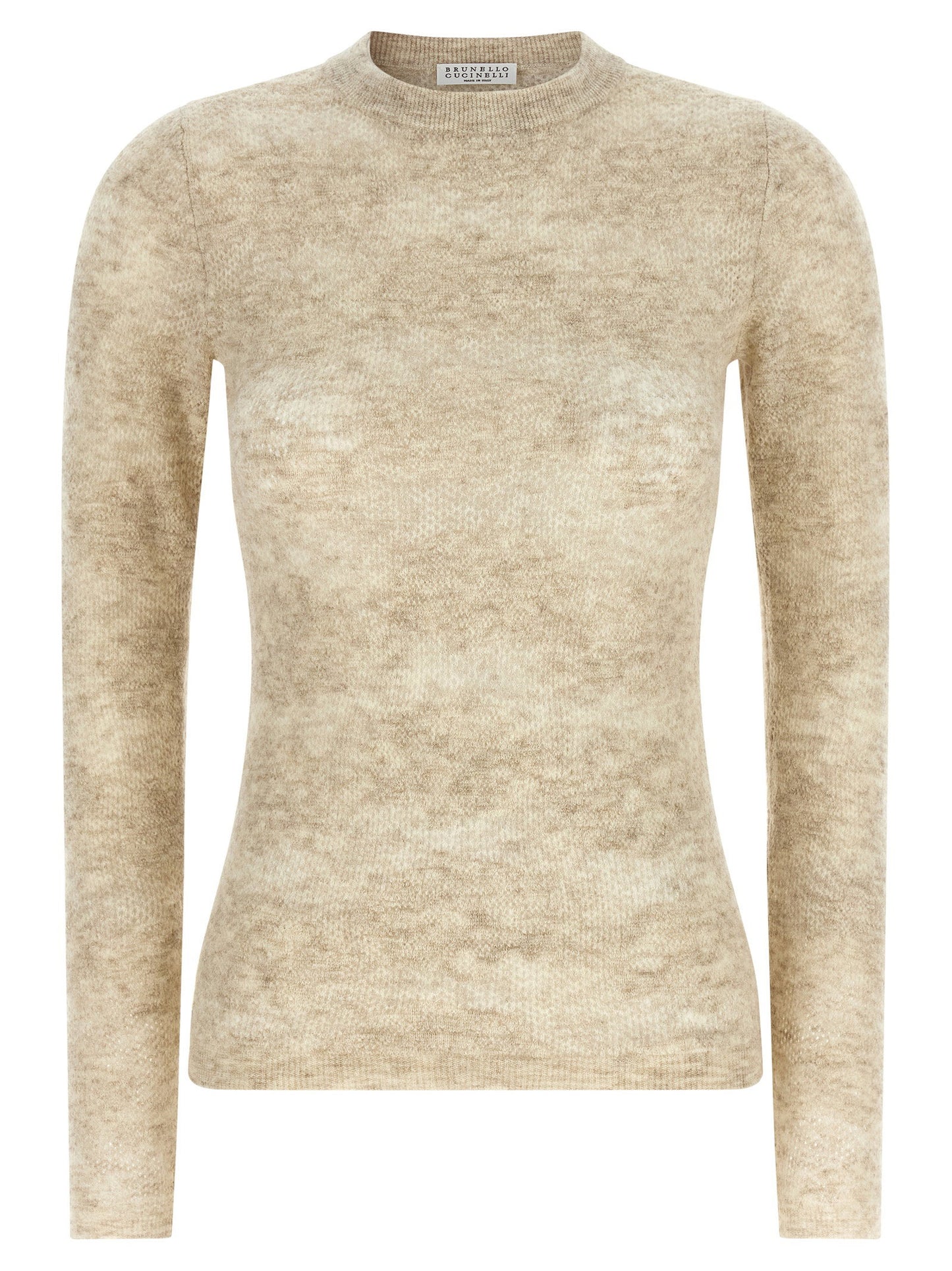 Brunello Cucinelli Flower Lace Sweater