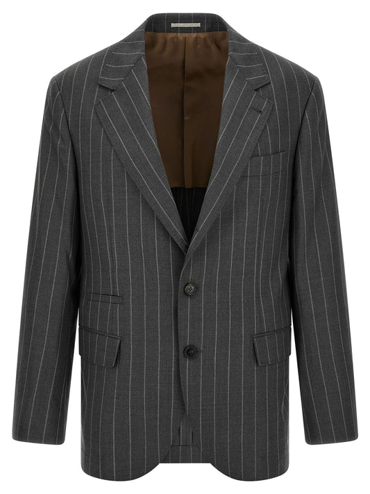 Brunello Cucinelli Pinstripe Blazer