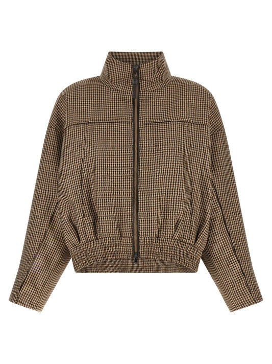 Brunello Cucinelli Shiny Zipper Pull Jacket