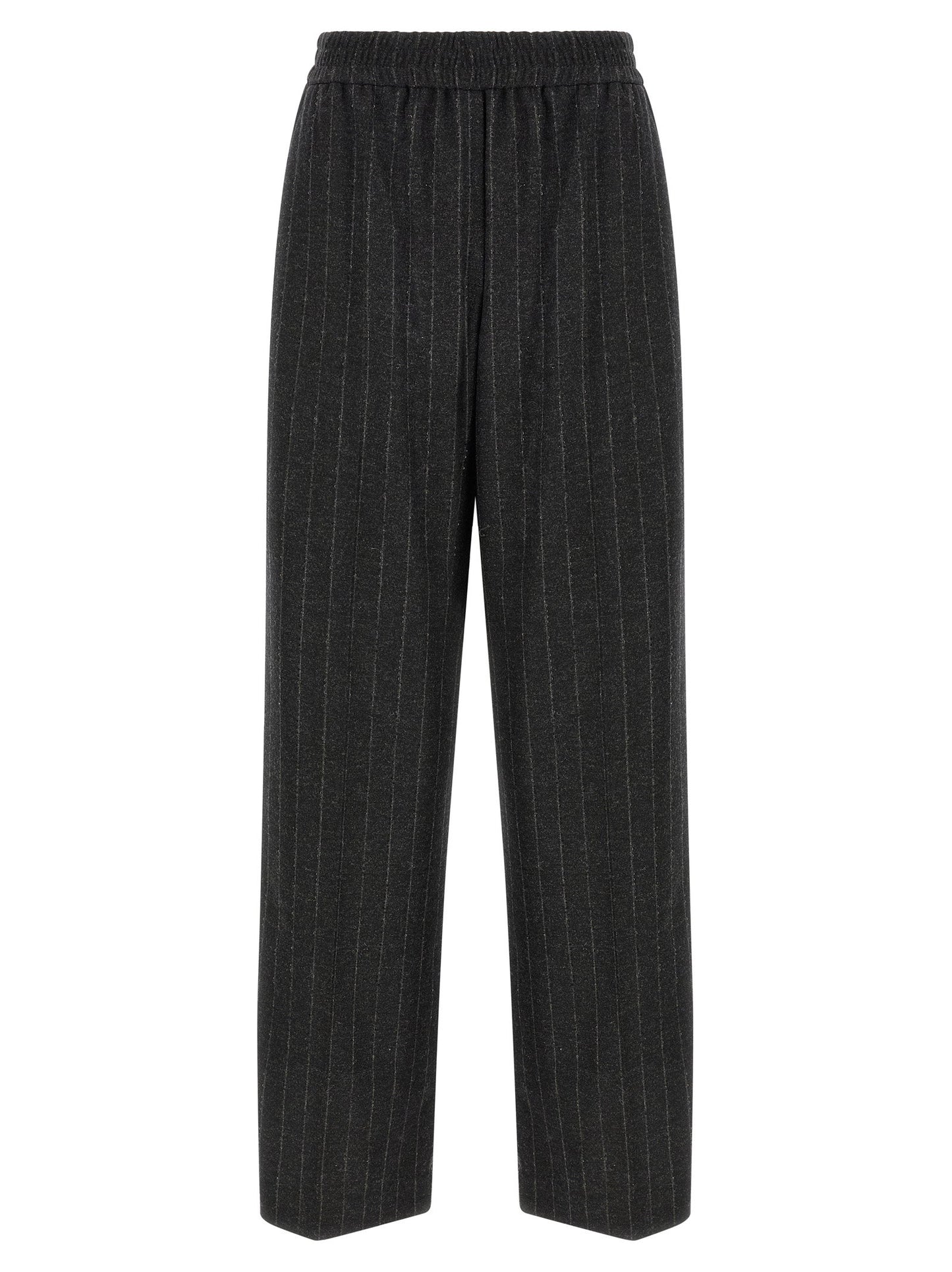 Brunello Cucinelli Micro Sequin Pinstripe Pants