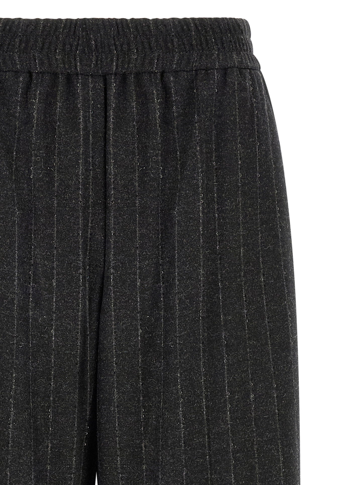 Brunello Cucinelli Micro Sequin Pinstripe Pants