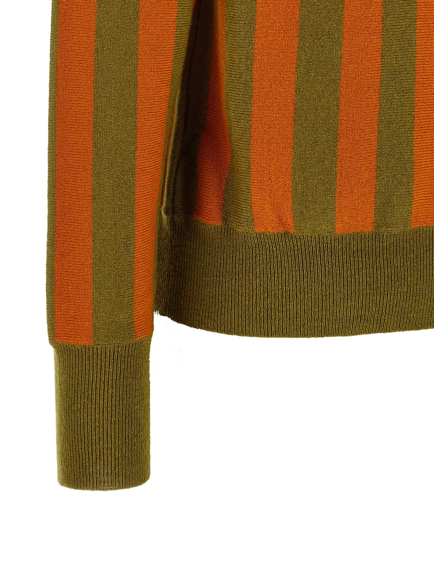 Alberto Biani Striped Knit Polo Shirt