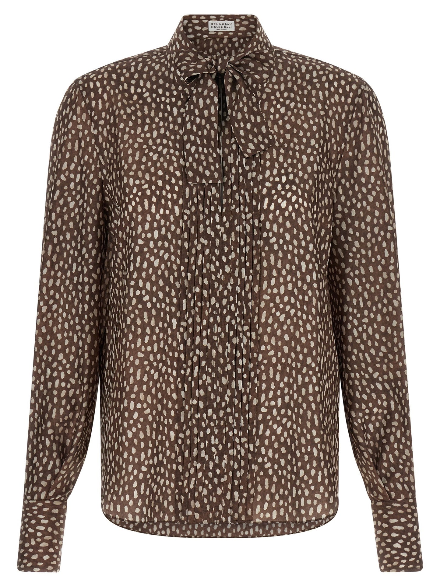 Brunello Cucinelli Lavallière Collar Shirt