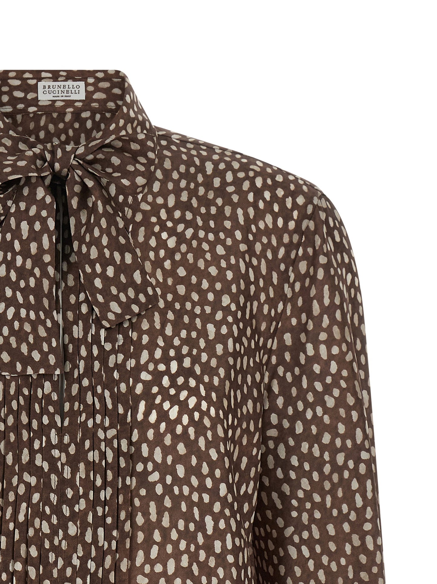Brunello Cucinelli Lavallière Collar Shirt
