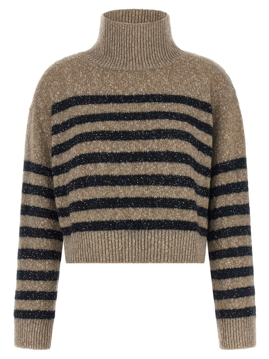 Brunello Cucinelli Dazzling Stripes Sweater