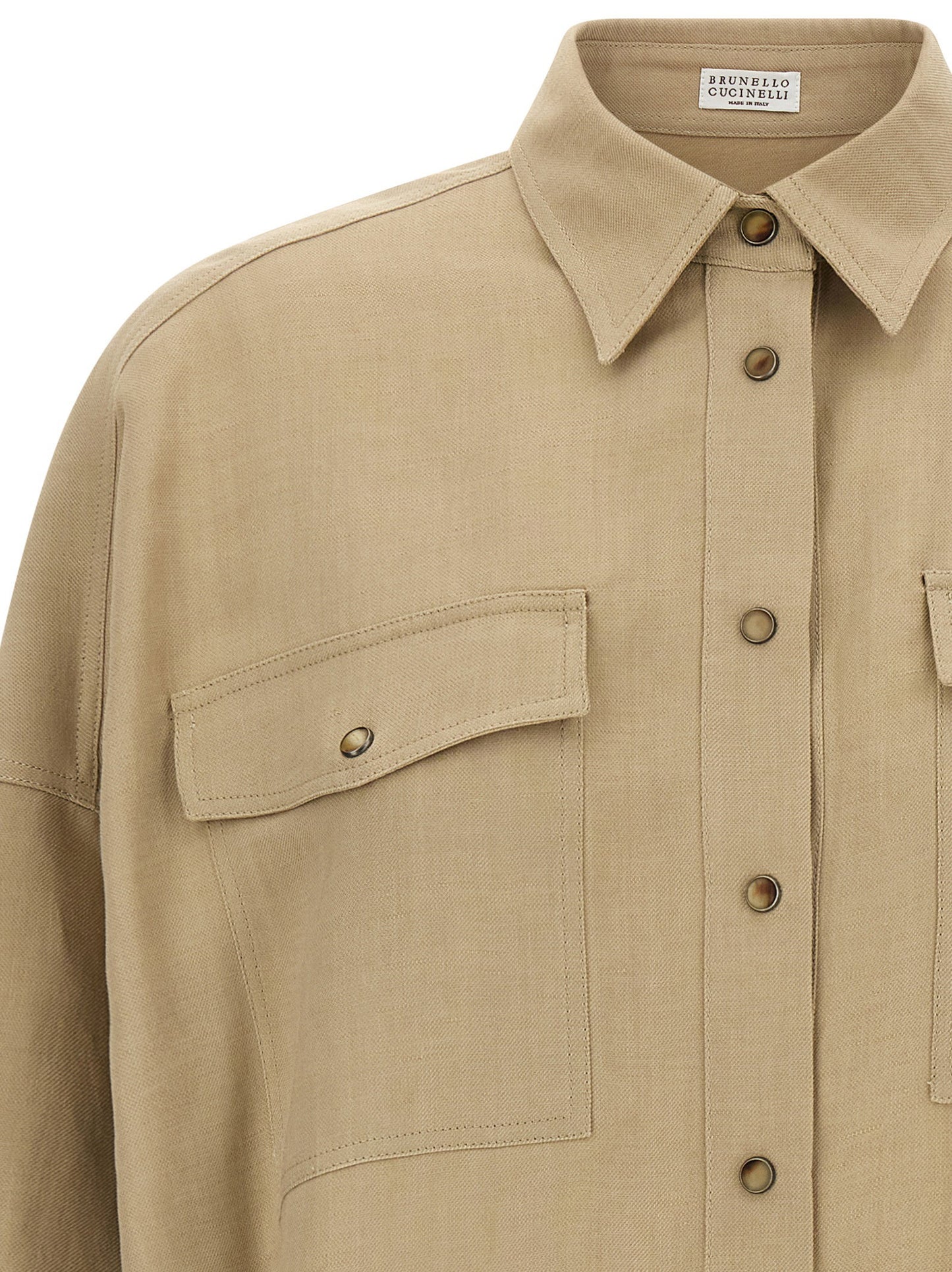 Brunello Cucinelli Fluid Twill Shirt