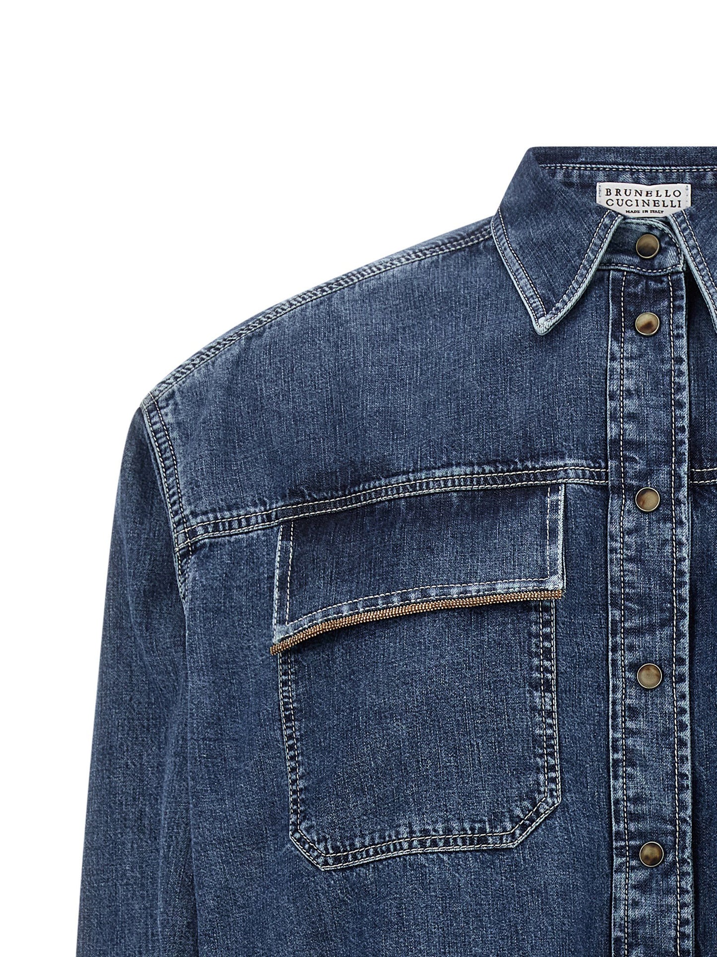 Brunello Cucinelli Shiny Pockets Shirt