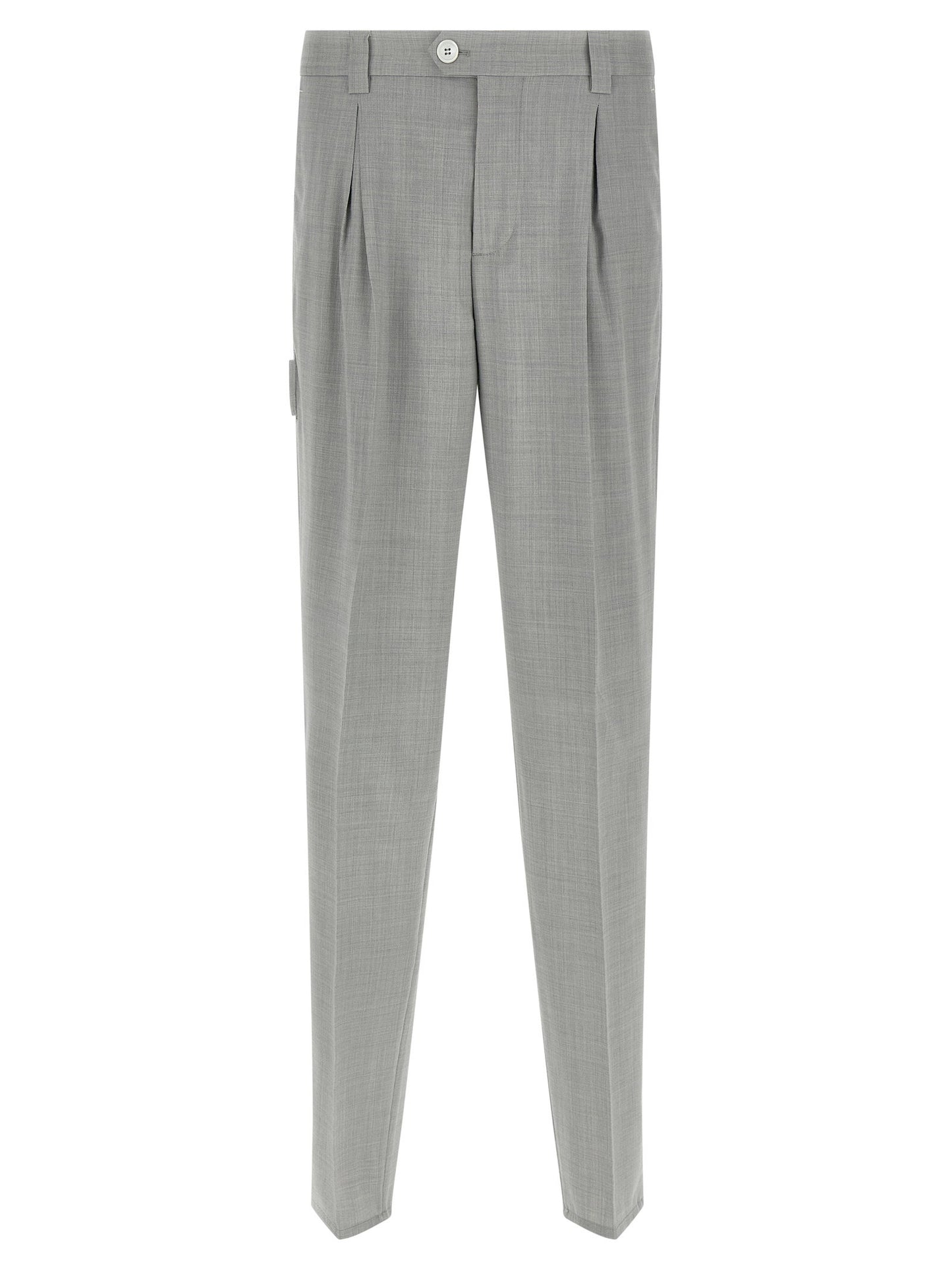 Brunello Cucinelli Mélange Wool Pants