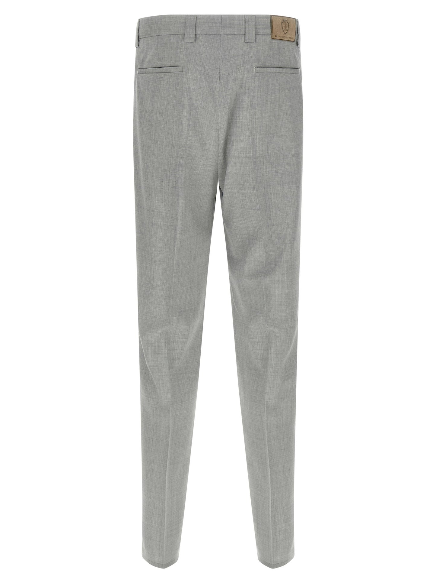 Brunello Cucinelli Mélange Wool Pants
