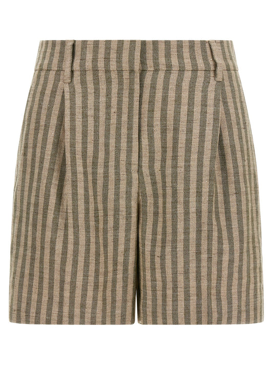 Brunello Cucinelli Striped Bermuda Shorts