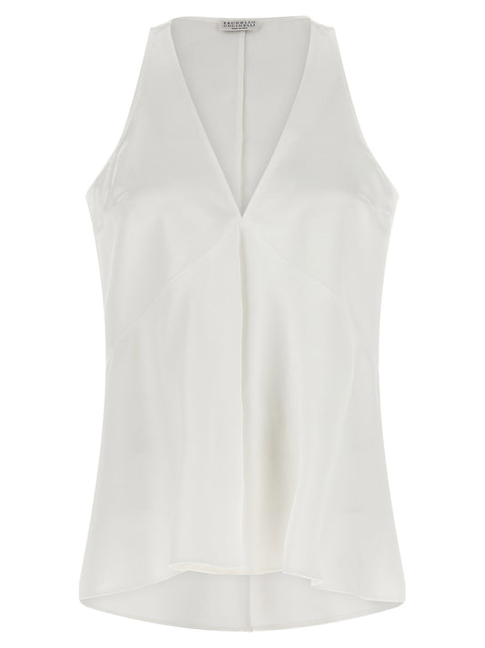 Brunello Cucinelli Top Twill Fluid