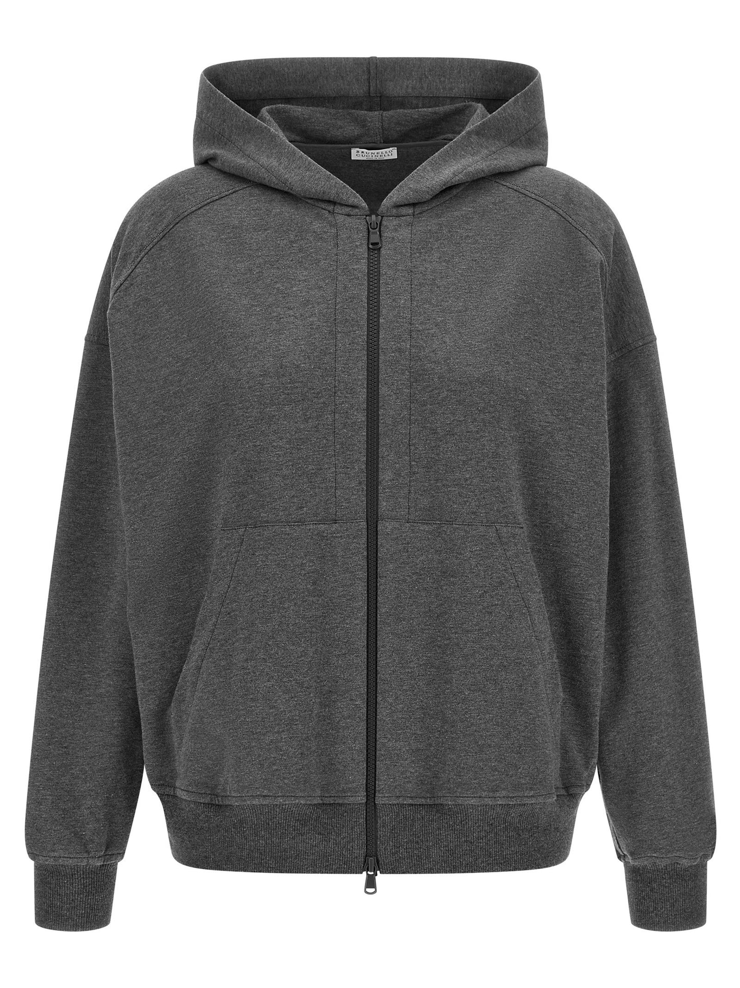 Brunello Cucinelli Shiny Trims Hoodie