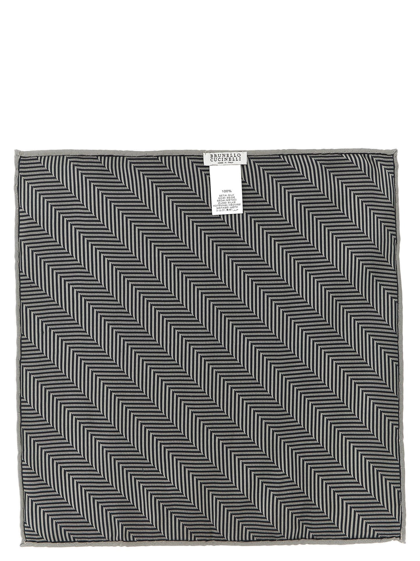 Brunello Cucinelli Chevron Pocket Clutch
