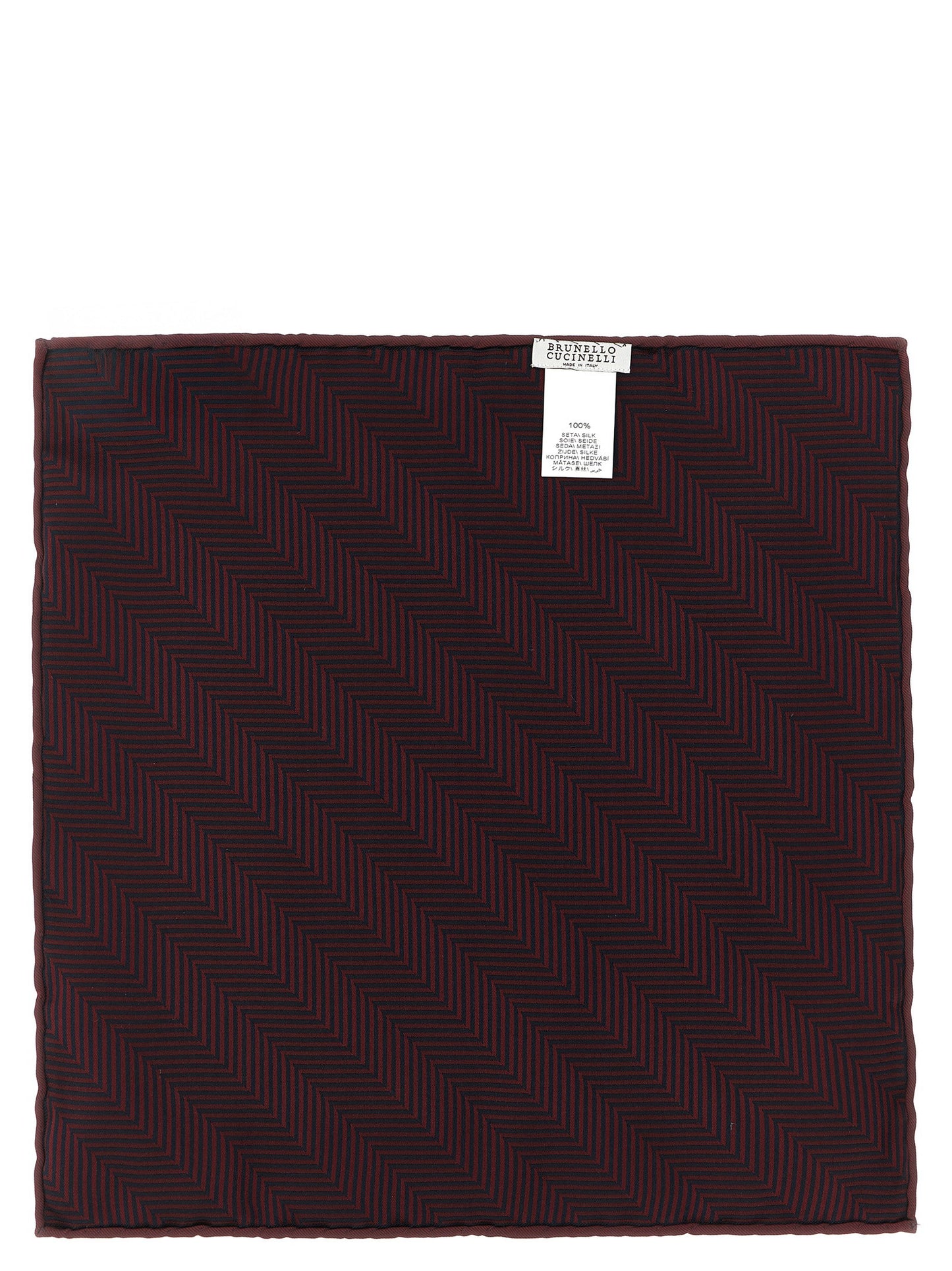 Brunello Cucinelli Chevron Pocket Clutch