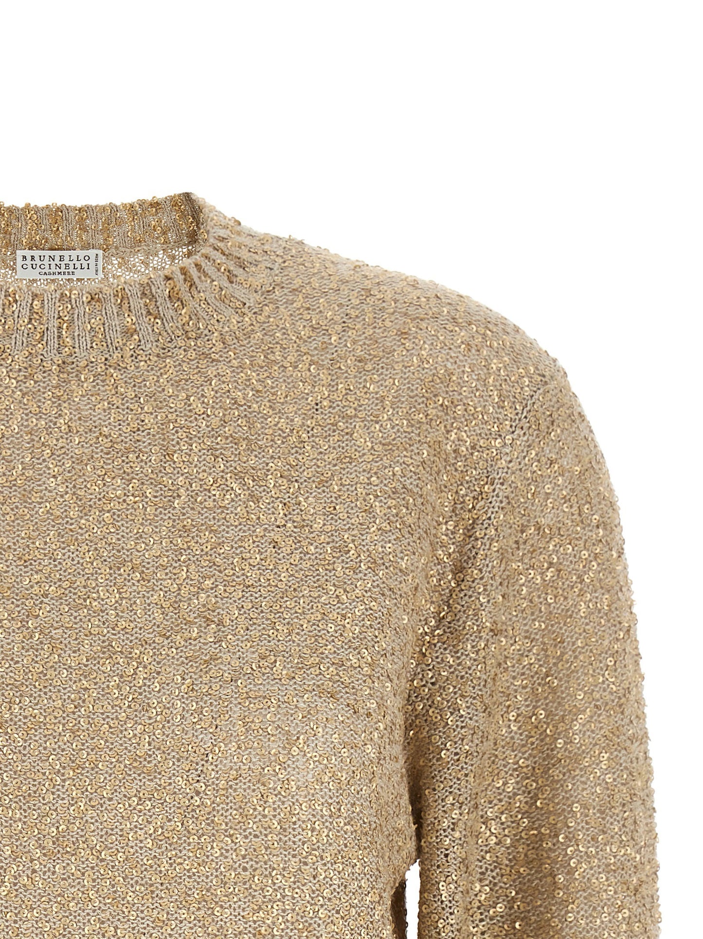 Brunello Cucinelli Micro Sequin Sweater
