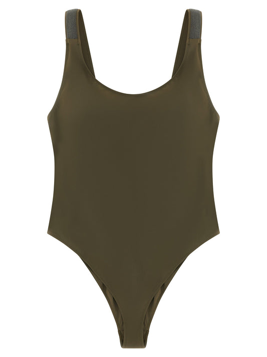 Brunello Cucinelli Precious Details One-piece Swimsuit