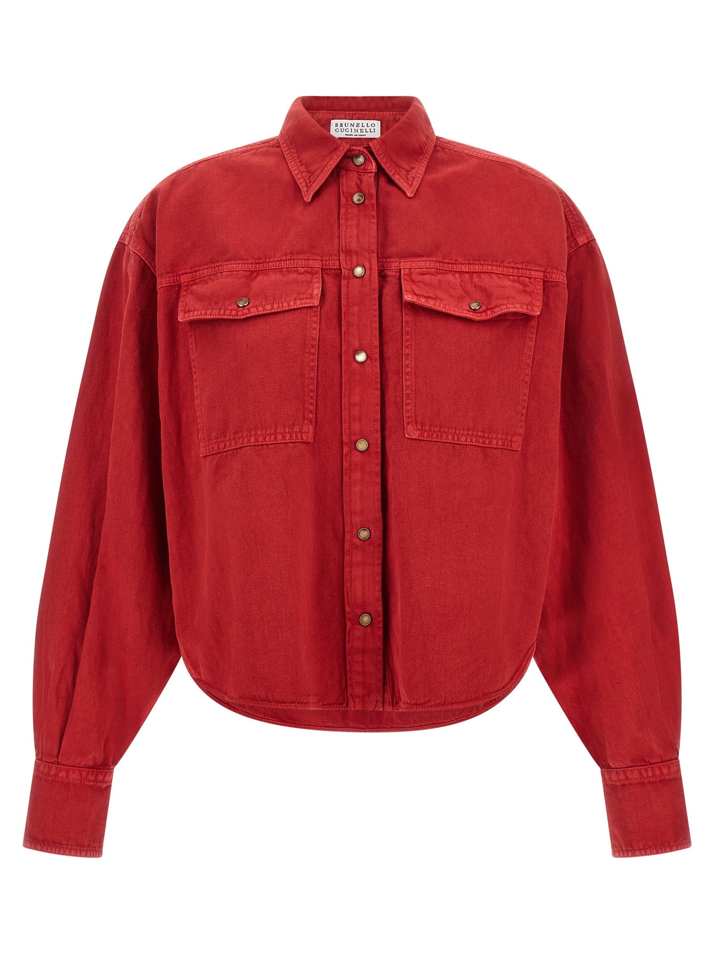 Brunello Cucinelli Cotton And Linen Shirt