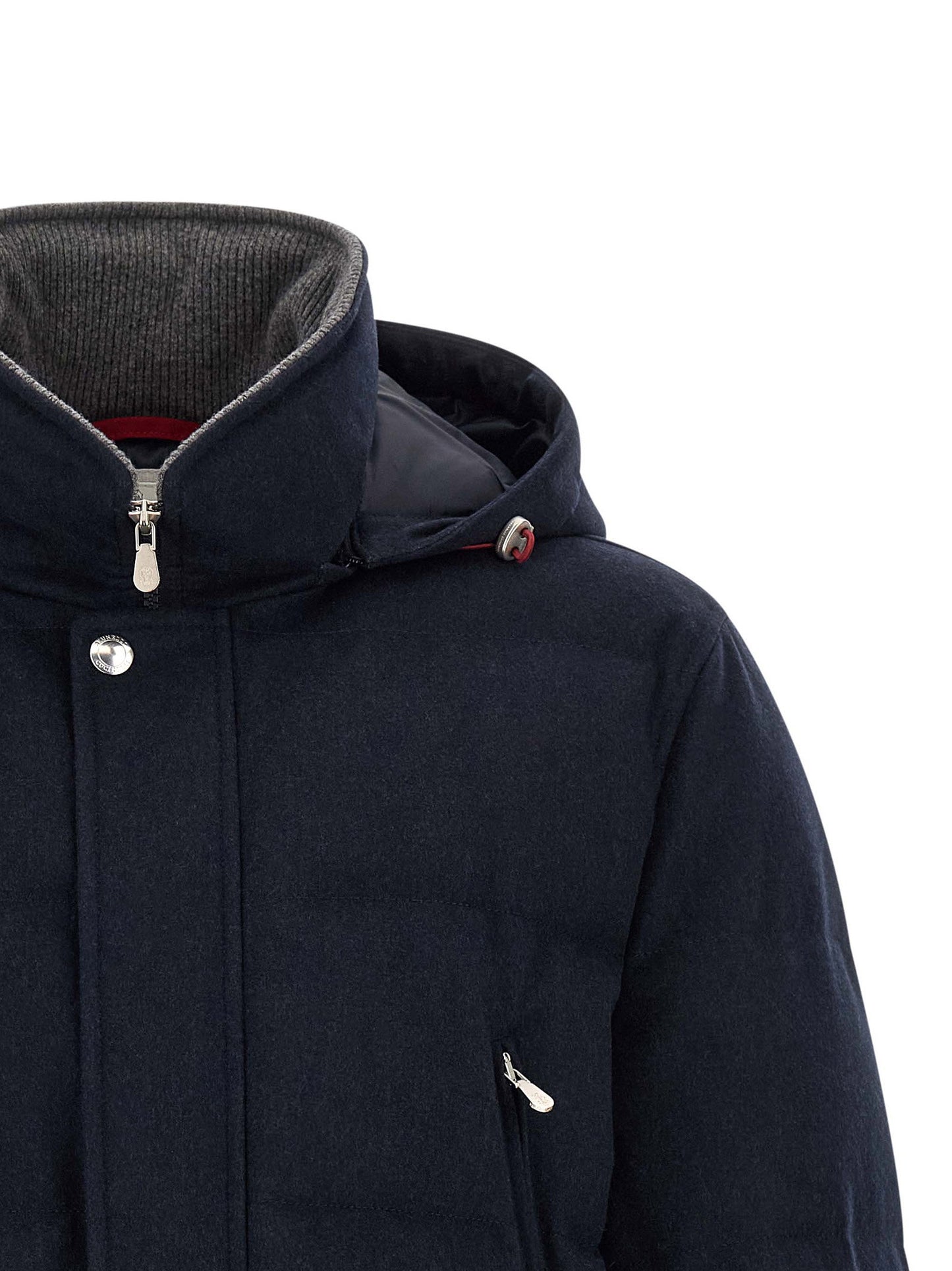 Brunello Cucinelli Wool Flannel Parka