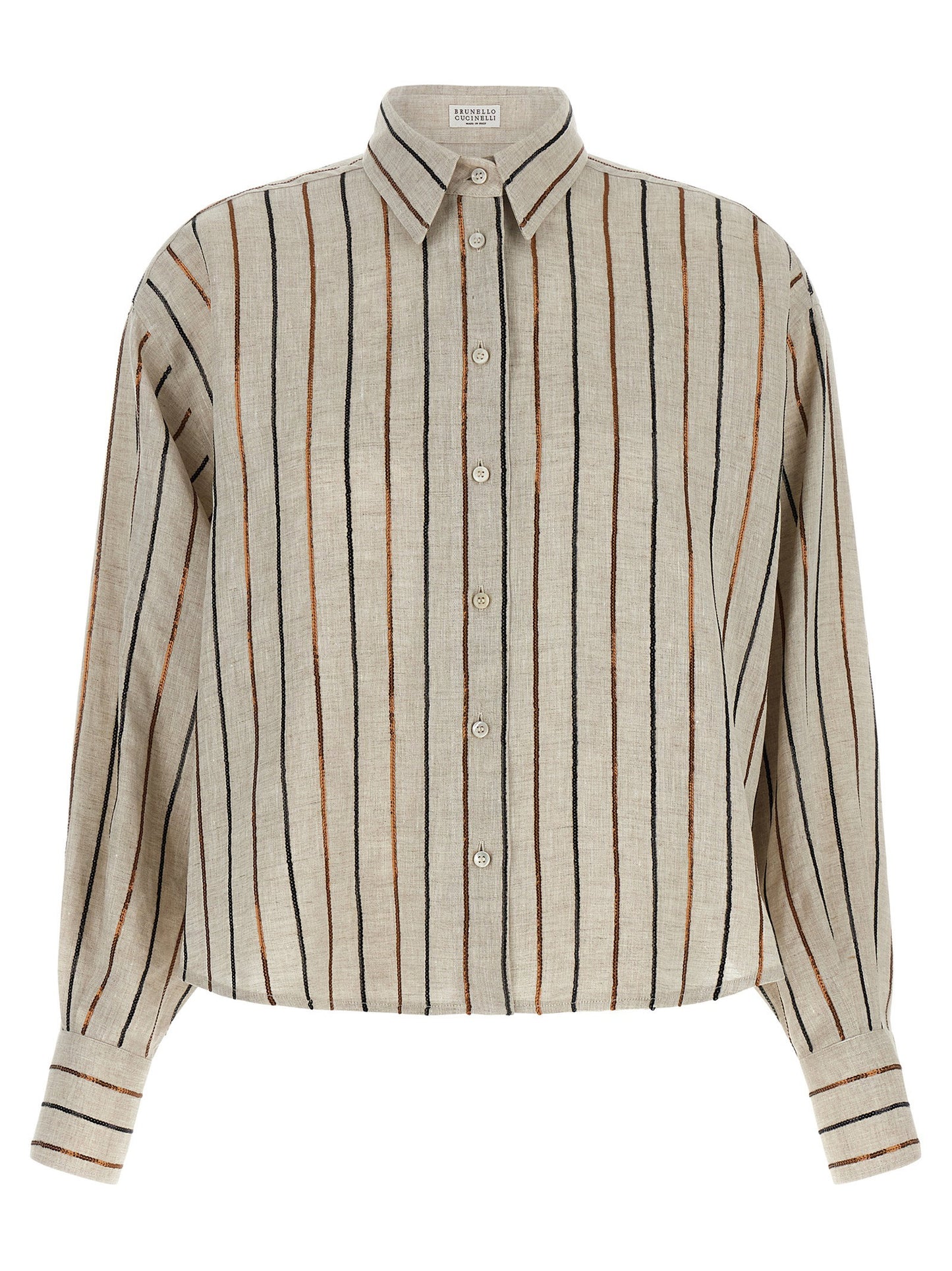 Brunello Cucinelli Sparkling Stripes Shirt