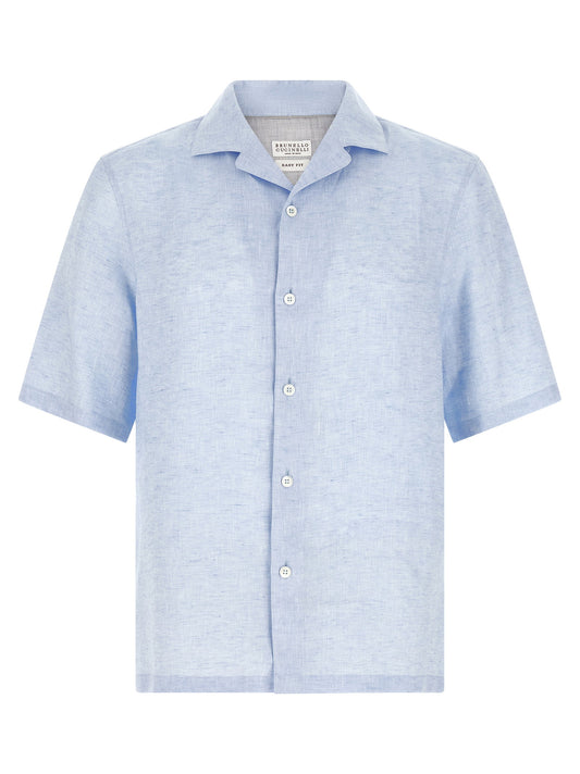 Brunello Cucinelli Camp Collar Shirt