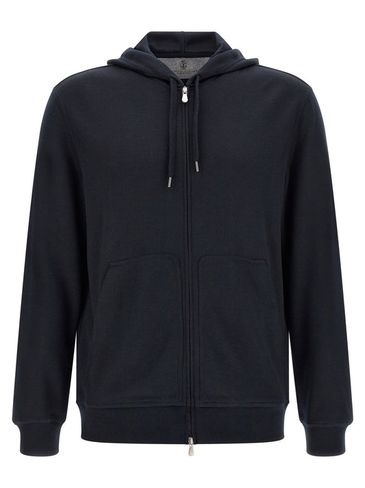 Brunello Cucinelli Cashmere And Silk Hoodie
