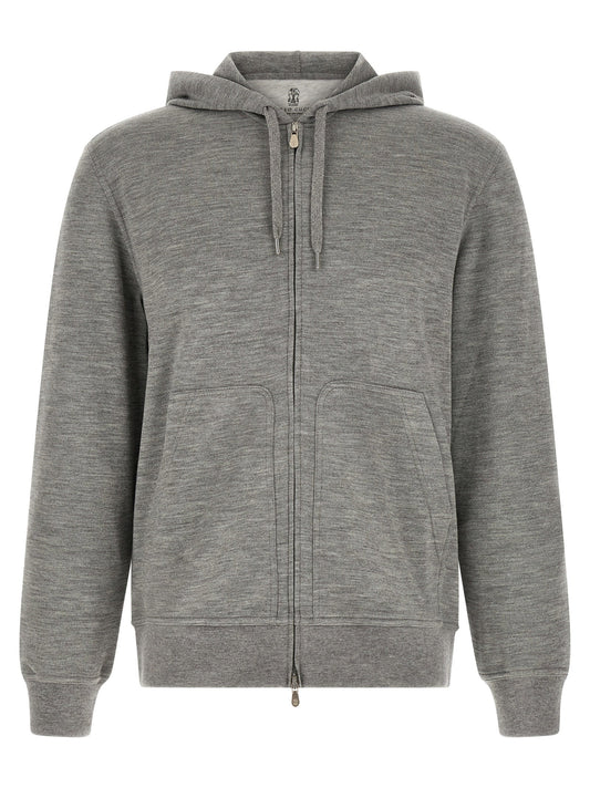 Brunello Cucinelli Cashmere And Silk Hoodie