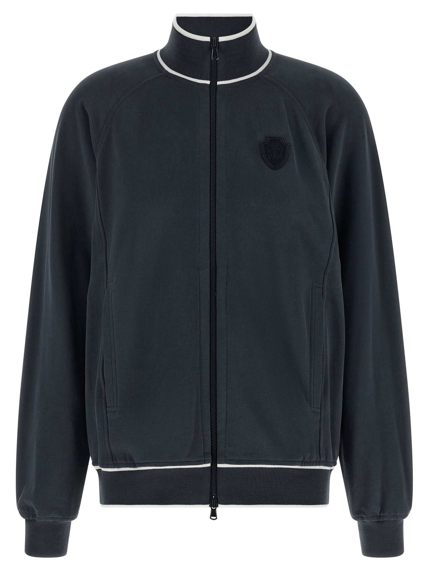 Brunello Cucinelli Heraldic Patch Sweatshirt