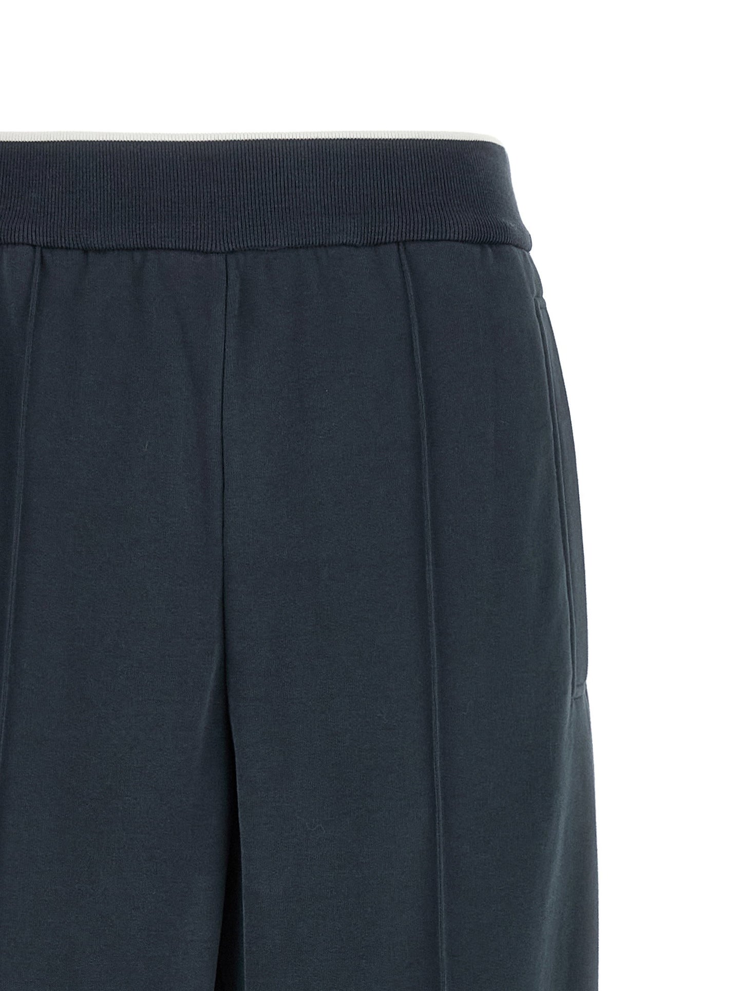 Brunello Cucinelli Joggers With Frontal Stitching Detail