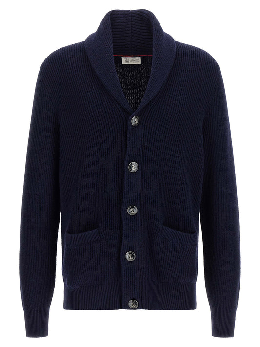 Brunello Cucinelli Malfilé Cotton Cardigan