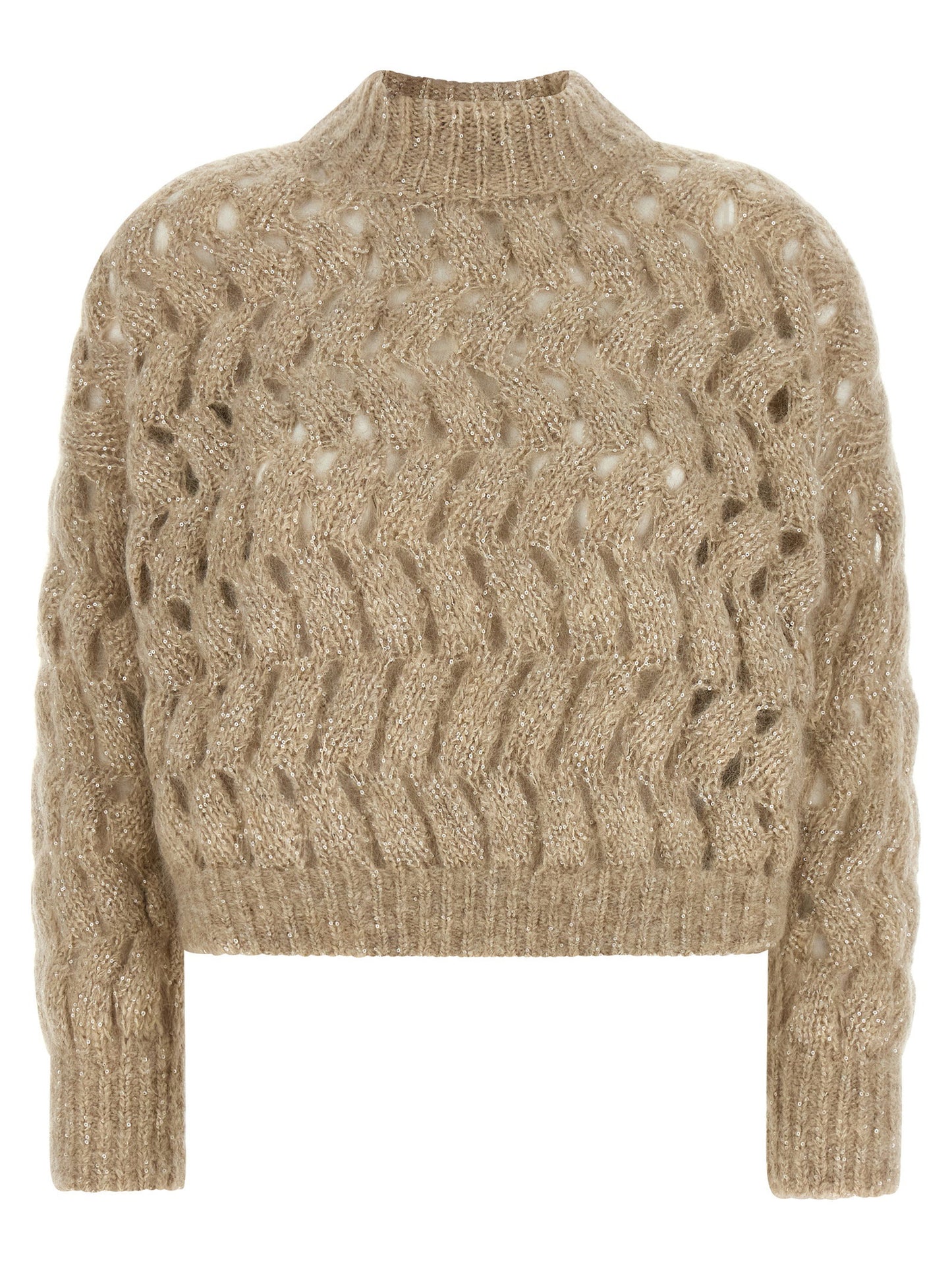 Brunello Cucinelli Dazzling Waves Sweater