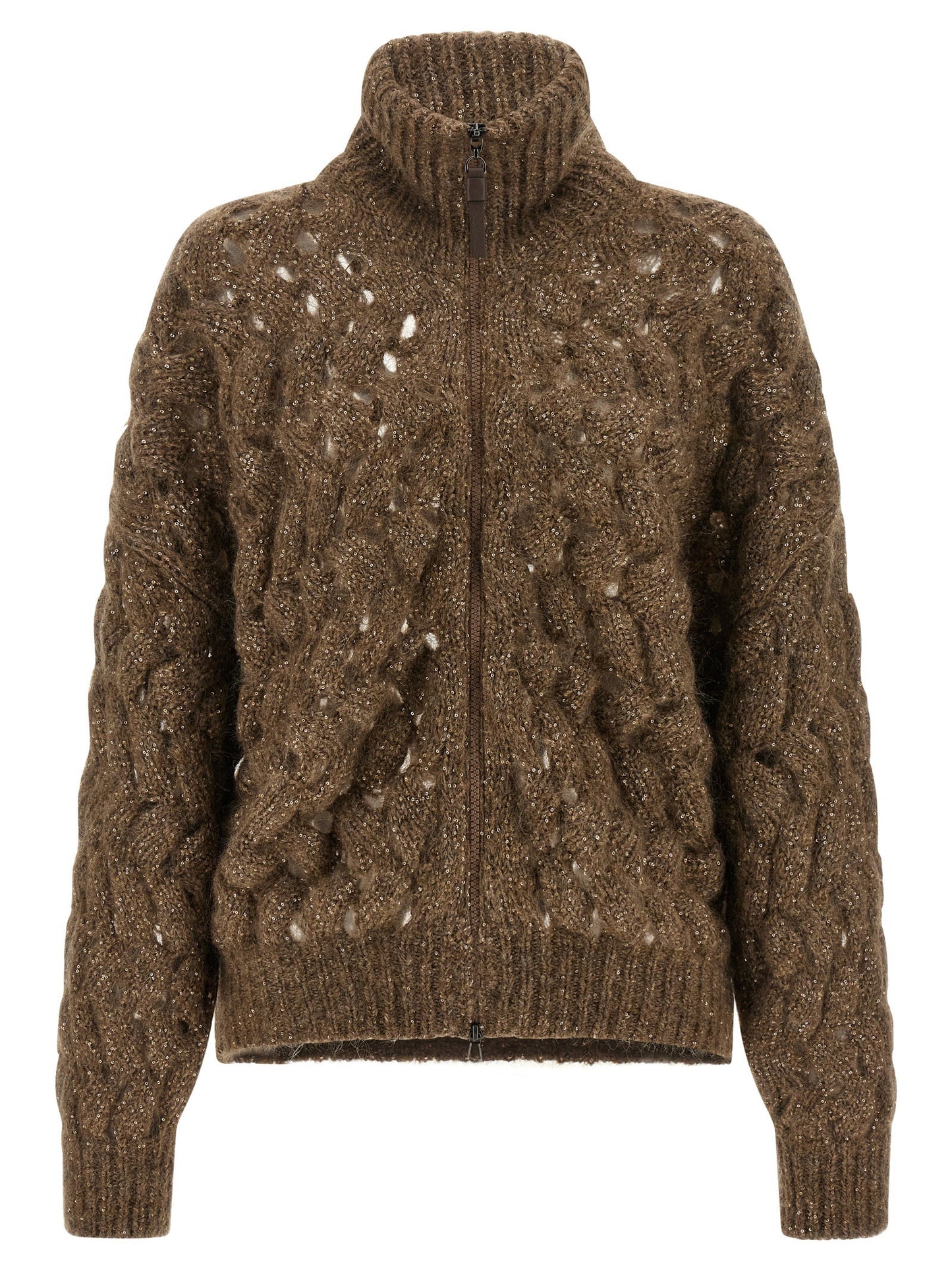 Brunello Cucinelli Dazzling Waves Cardigan