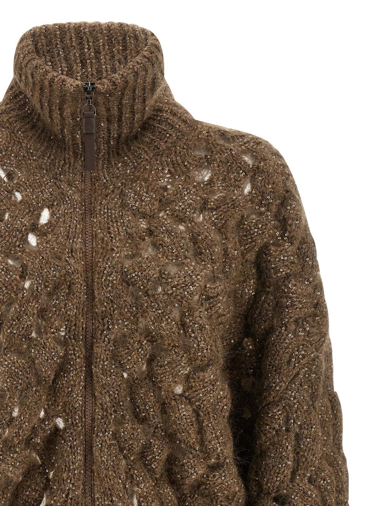 Brunello Cucinelli Dazzling Waves Cardigan