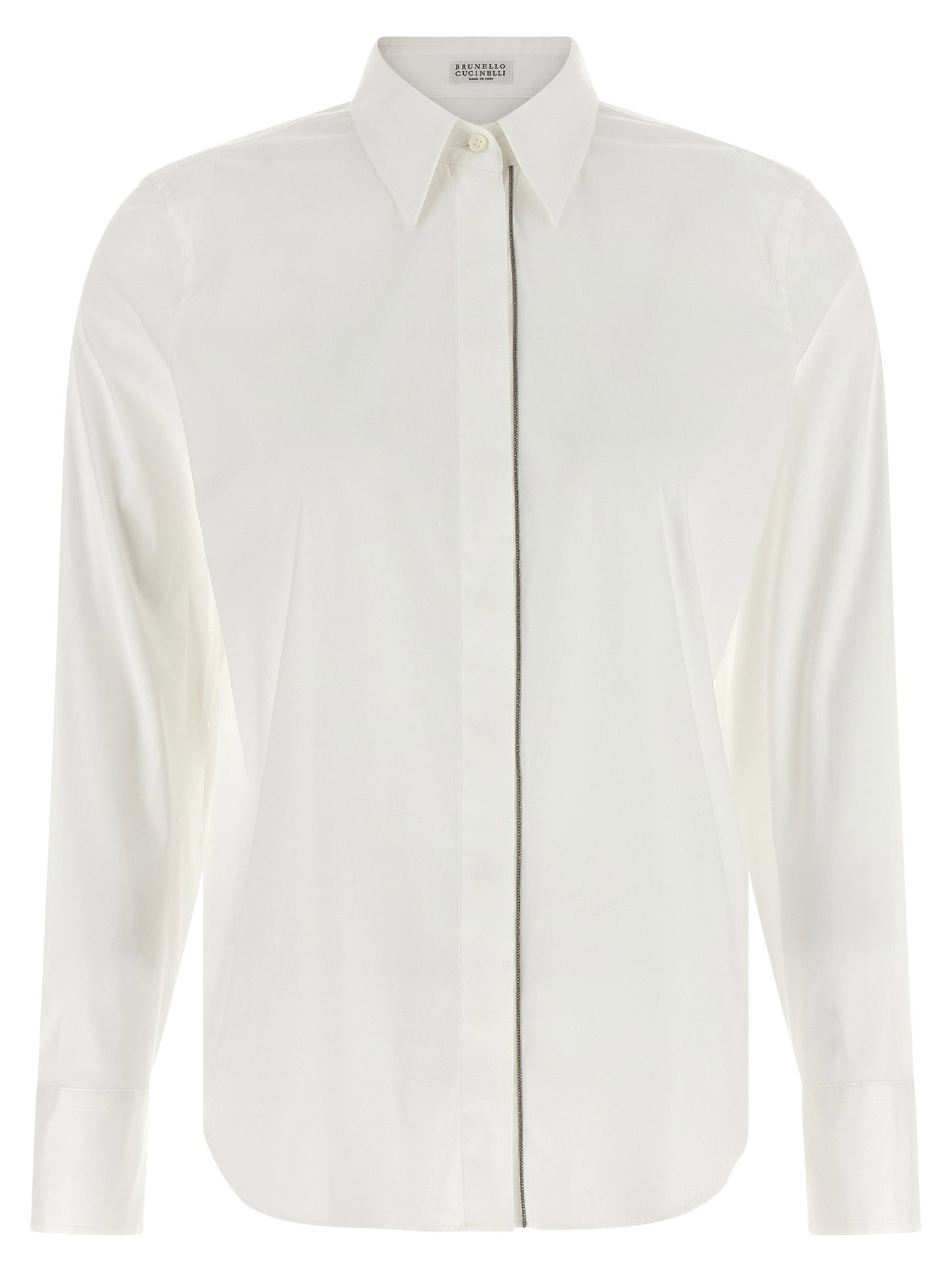 Brunello Cucinelli Shiny Trim Shirt