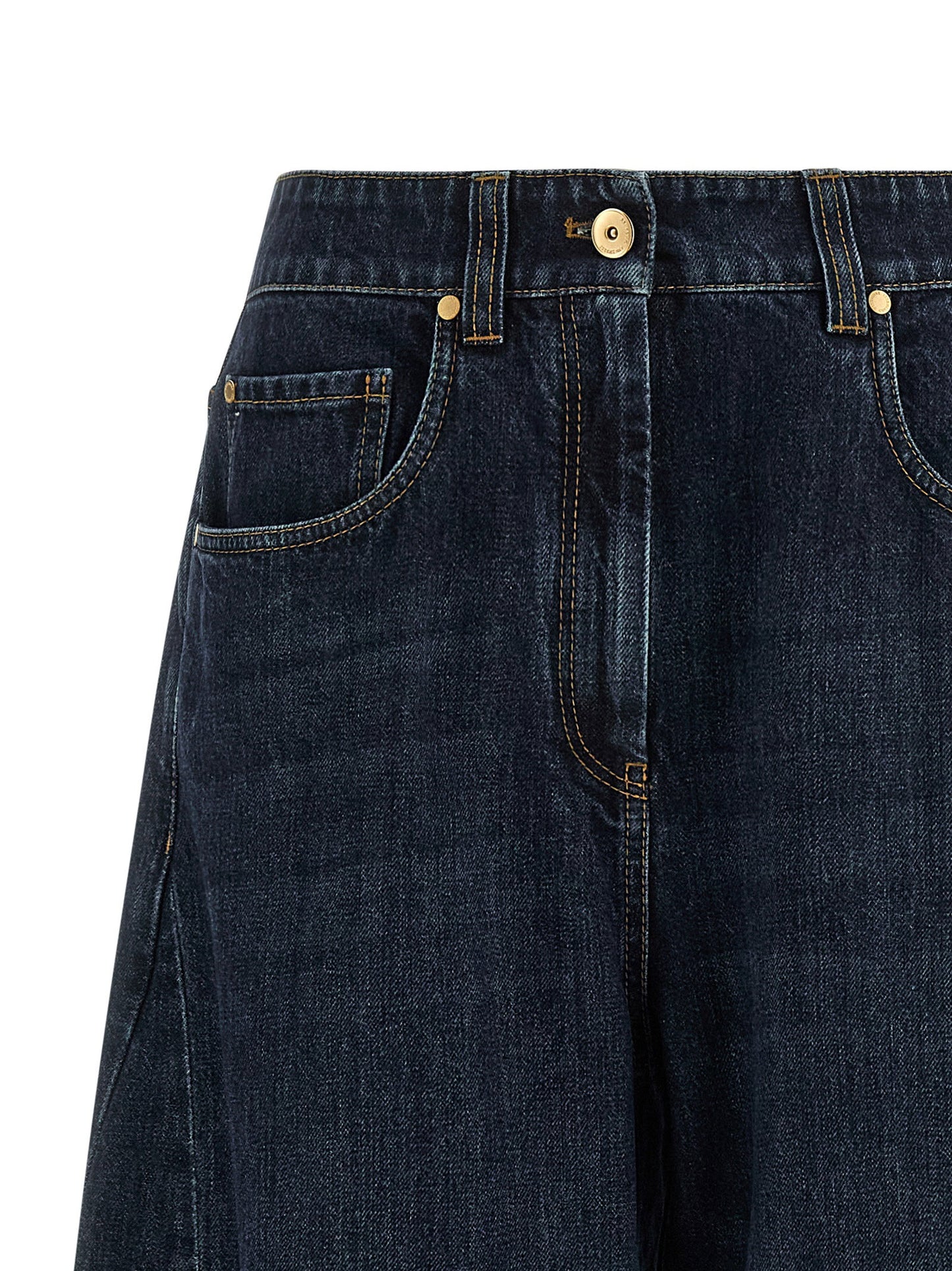 Brunello Cucinelli The Wide Barrel Jeans