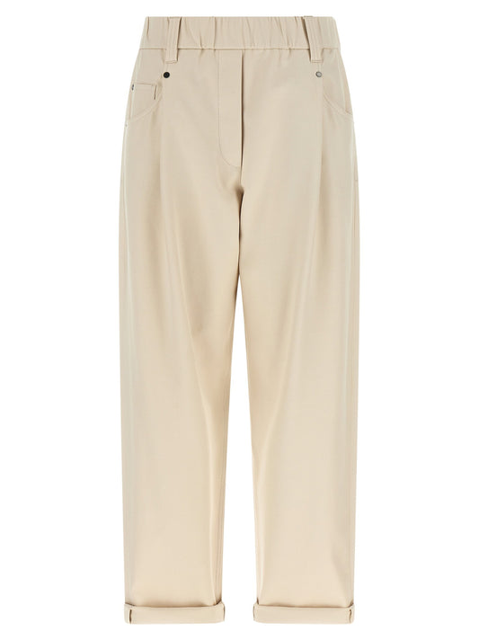 Brunello Cucinelli Baggy Pull-on Pants