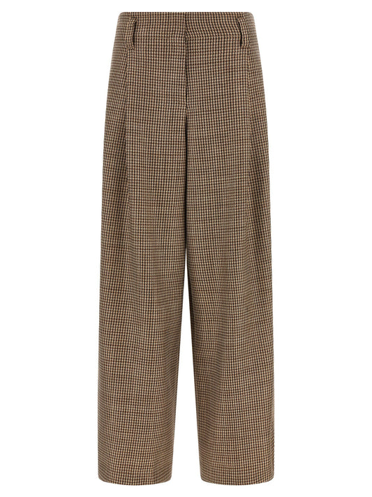 Brunello Cucinelli Prince Of Wales Lamé Pants