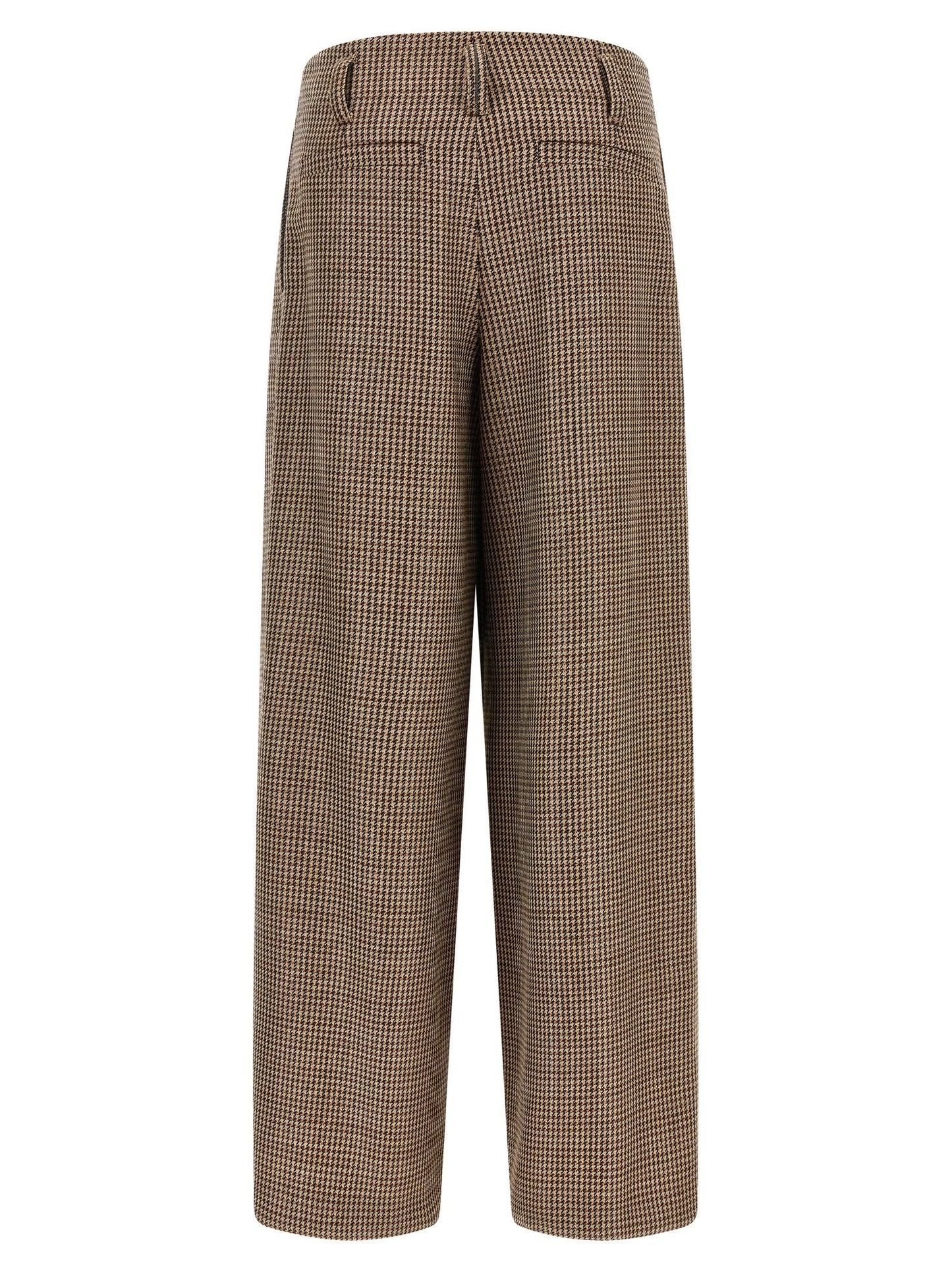 Brunello Cucinelli Prince Of Wales Lamé Pants