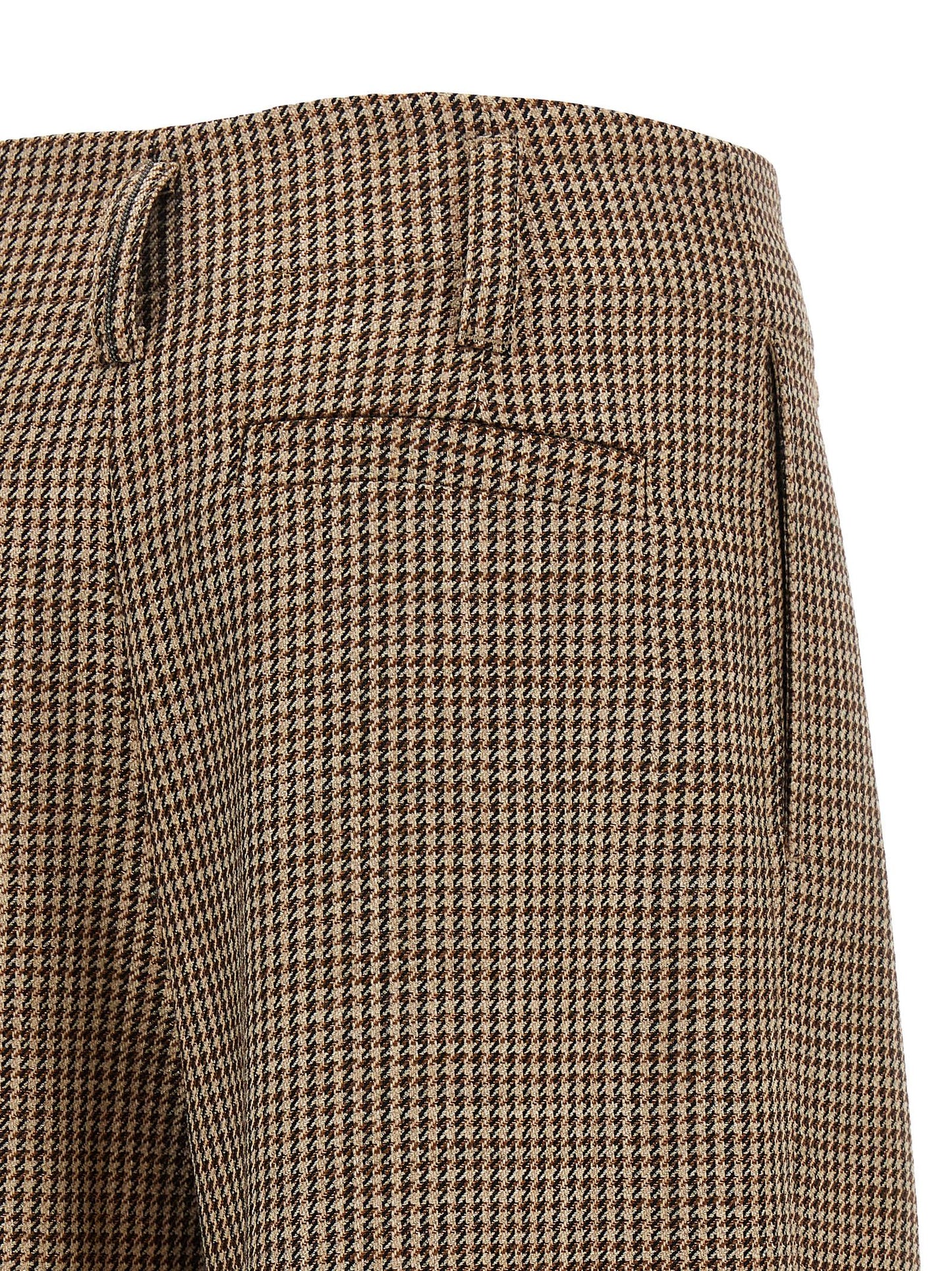 Brunello Cucinelli Prince Of Wales Lamé Pants