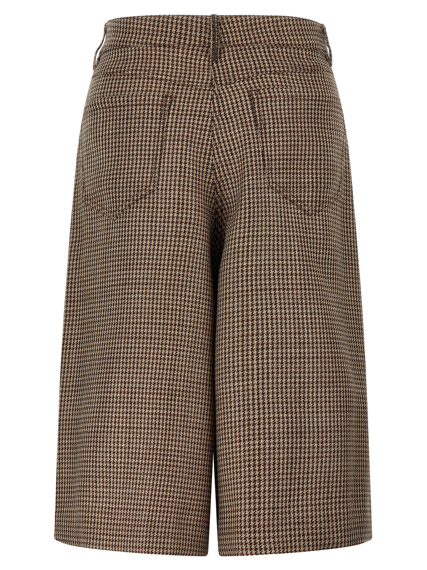Brunello Cucinelli Prince Of Wales Lamé Bermuda Shorts