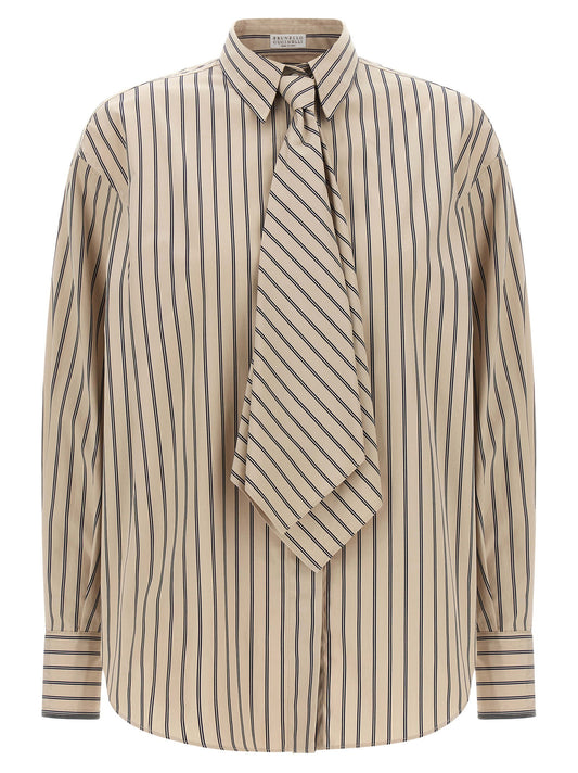 Brunello Cucinelli Shirt With Tie