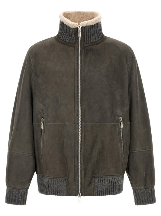Brunello Cucinelli Leather Jacket