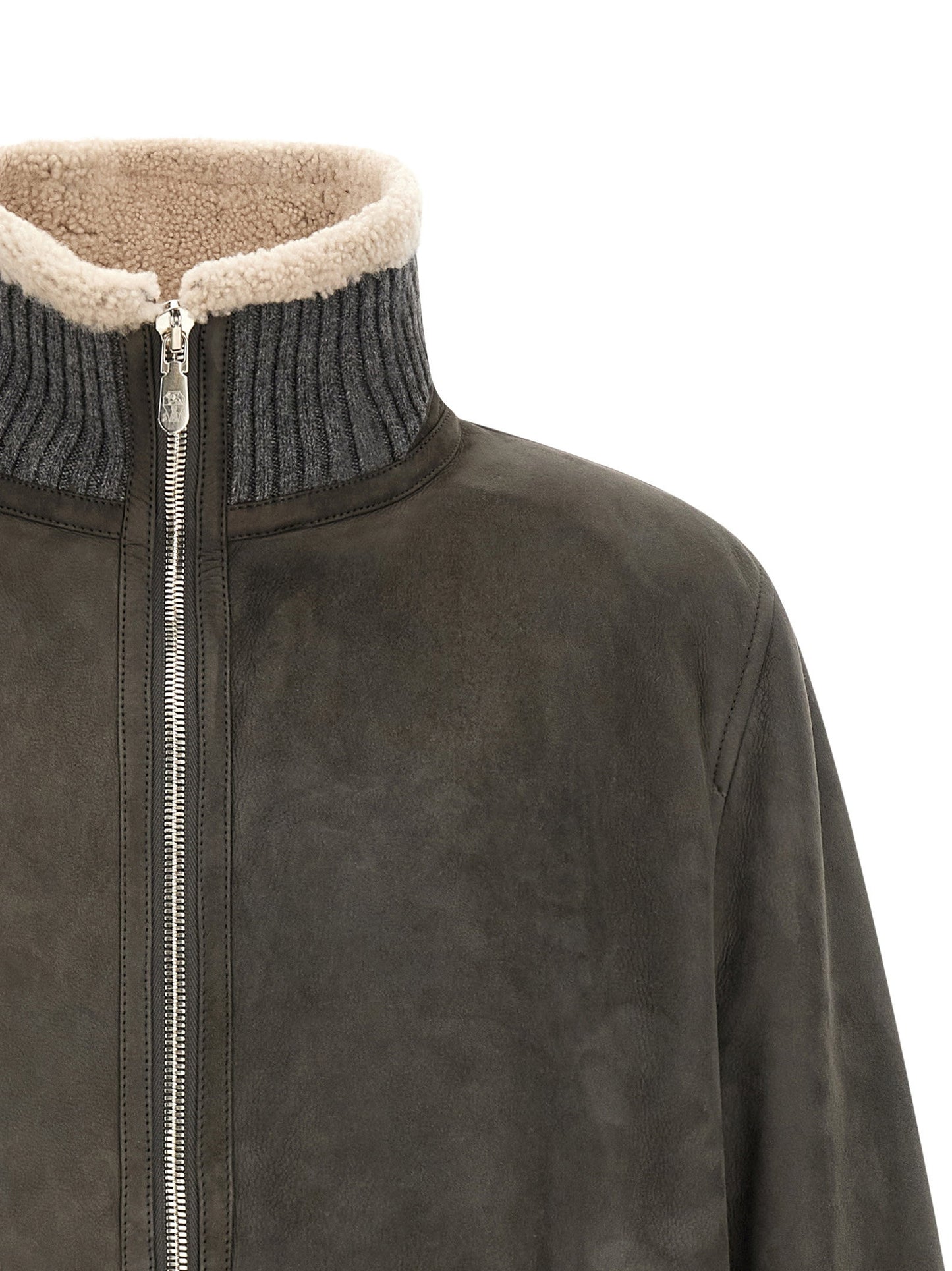 Brunello Cucinelli Leather Jacket