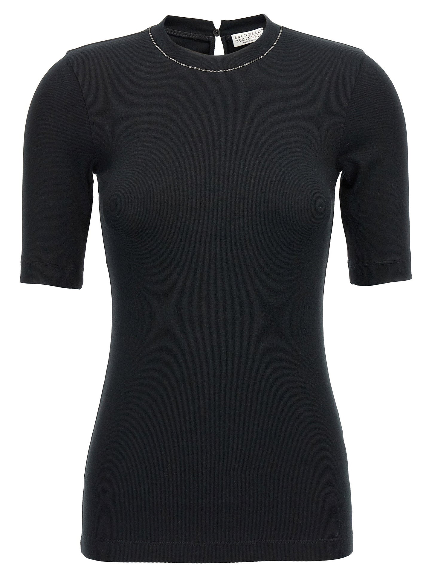 Brunello Cucinelli Monile Ribbed T-shirt