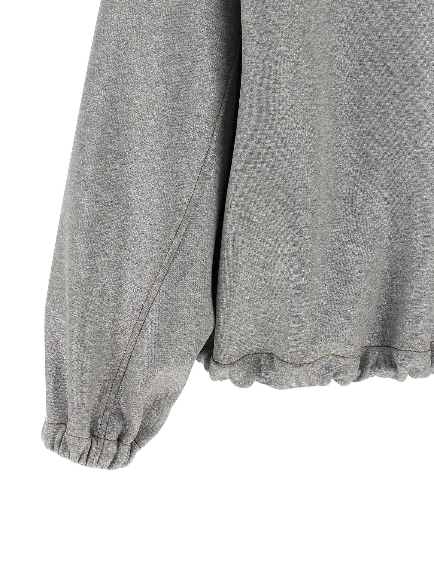 Brunello Cucinelli Shiny Zipper Pull Bomber Jacket