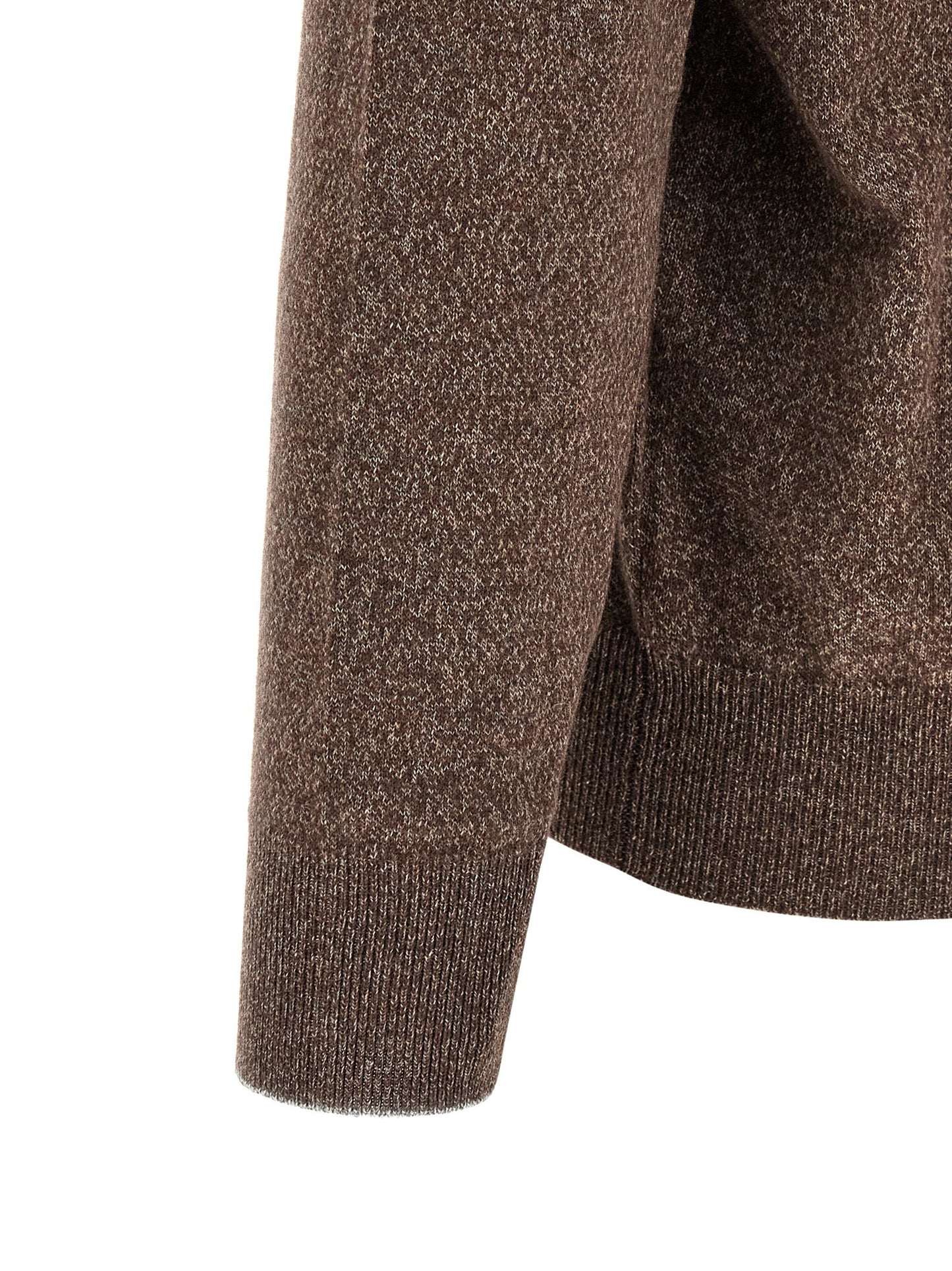 Brunello Cucinelli High Neck Cardigan With Zip