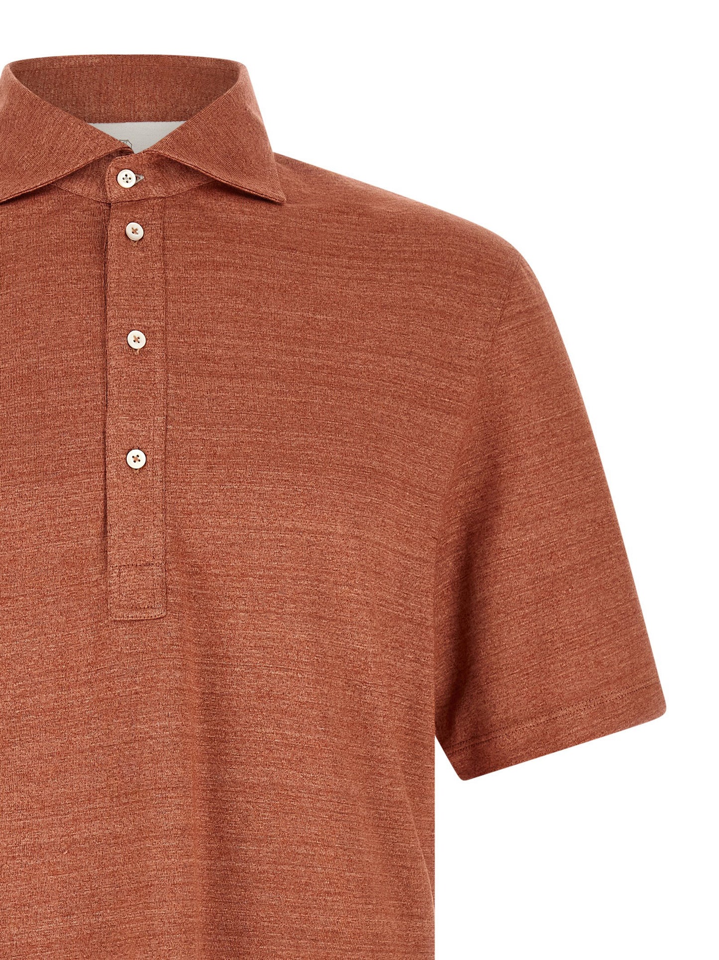 Brunello Cucinelli Polo Jersey Mélange