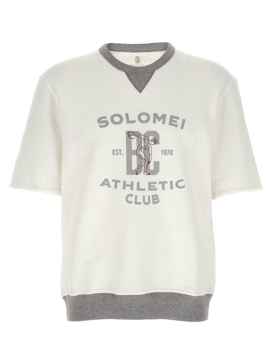 Brunello Cucinelli Short Sleeved Sweatshirt