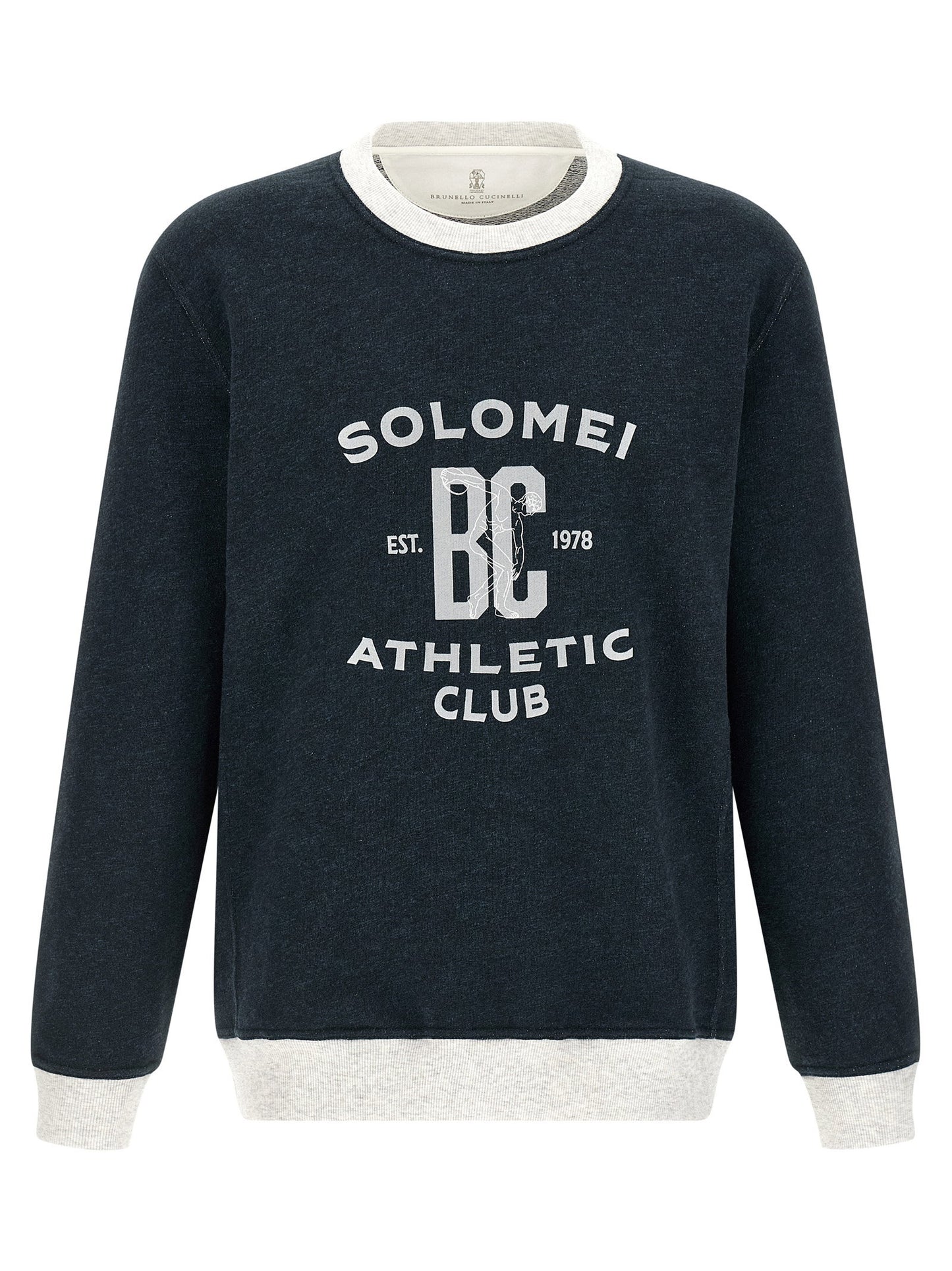 Brunello Cucinelli Cotton And Linen Sweatshirt